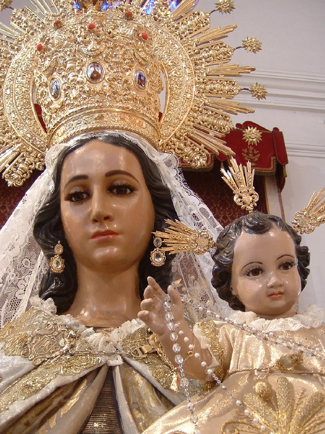 Ntra Sra del Carmen patrona de Barbate (Cdiz) Se venera en la Parroquia de San Paulino