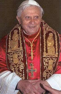 Benedicto XVI el da de su eleccin como Romano Pontfice 