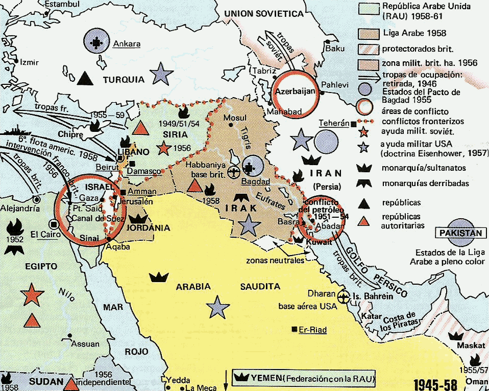 Oriente Medio postII Guerra Mundial